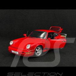 Porsche 911 Carrera RS Typ 964 Cup Felgen mit Aufklebern 1992 Rot 1/12 KK Scale KKDC120242C