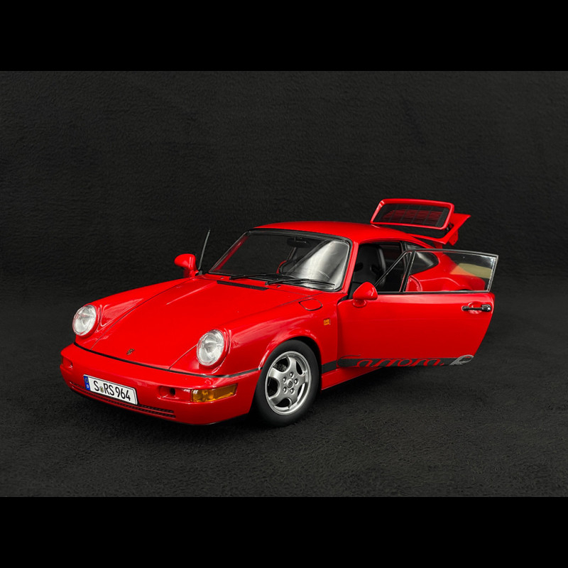 Porsche 911 Carrera RS Type 964 Cup Rims with Stickers 1992 Red 1