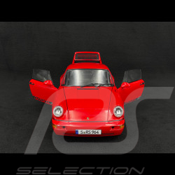 Porsche 911 Carrera RS Type 964 Cup Rims with Stickers 1992 Red 1/12 KK Scale KKDC120242C