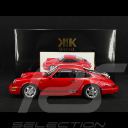 Porsche 911 Carrera RS Type 964 Jantes Cup avec Autocollants 1992 Rouge 1/12 KK Scale KKDC120242C