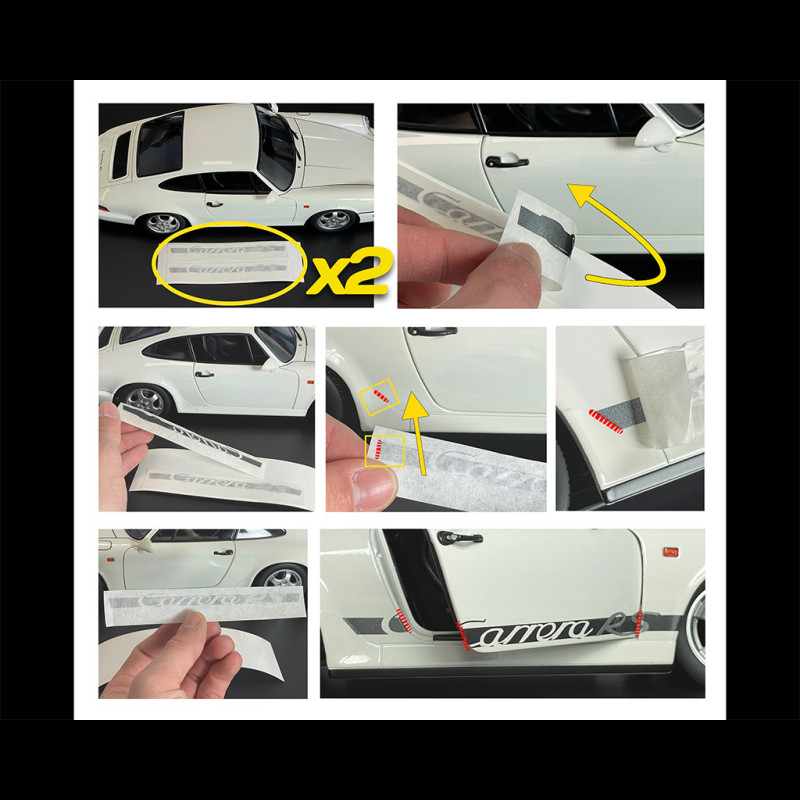 KK-Scale 1/12 ポルシェ 911 RS 1992 Cupリム レッド Porsche 911