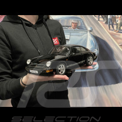 Porsche 911 Carrera RS Type 964 Jantes Cup avec Autocollants 1992 Noir 1/12 KK Scale KKDC120243C