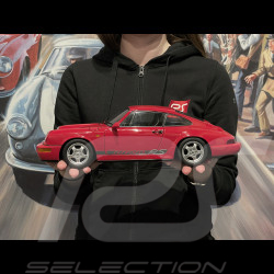 Porsche 911 Carrera RS Type 964 Jantes Cup avec Autocollants 1992 Rouge 1/12 KK Scale KKDC120242C