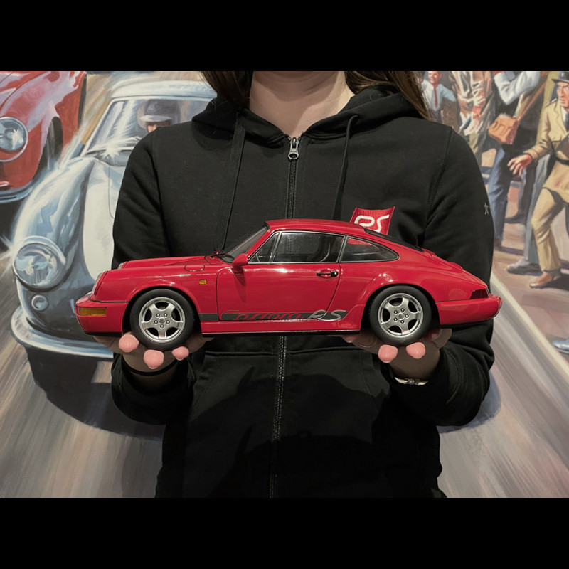 Porsche 911 Carrera RS Type 964 Cup Rims with Stickers 1992 Red 1