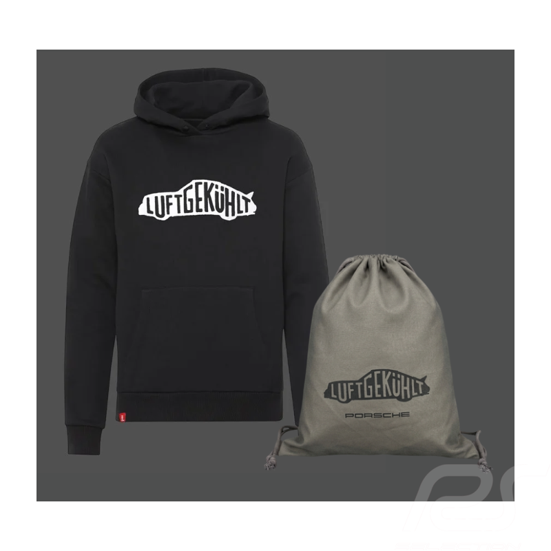 Sweat Porsche Luftgekühlt + Sac Noir WAP801TFWL - mixte
