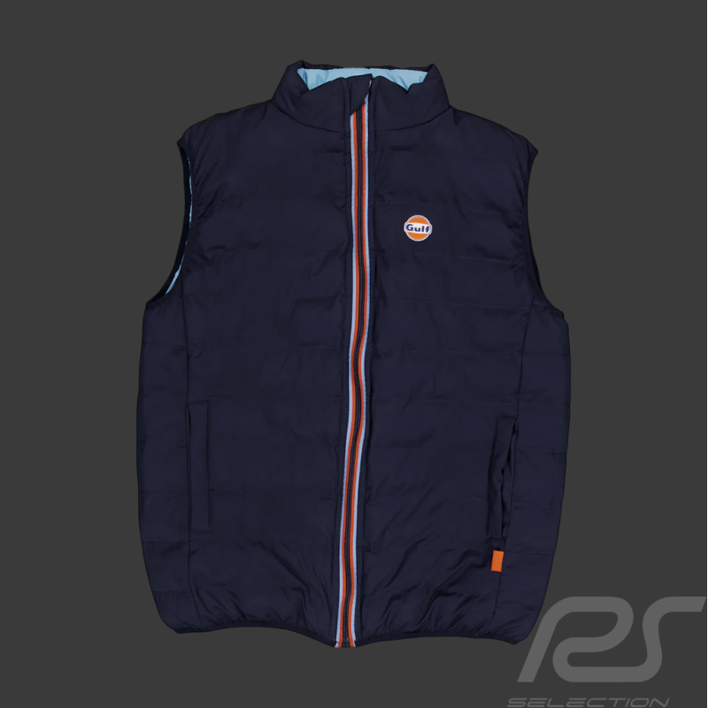 Gulf Wendejacke ärmellos Mattmarineblau / Himmelblau GU261KS552-225 - Herren