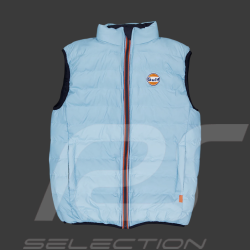 Veste Gulf Matelassée Sans Manches Réversible Bleu Marine Mat / Bleu Ciel GU261KS552-225 - Homme