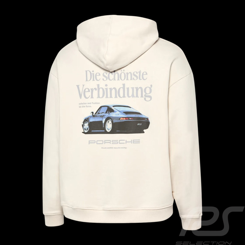 Porsche Sweatshirt Rétro Beige WAP814TFWR - unisex