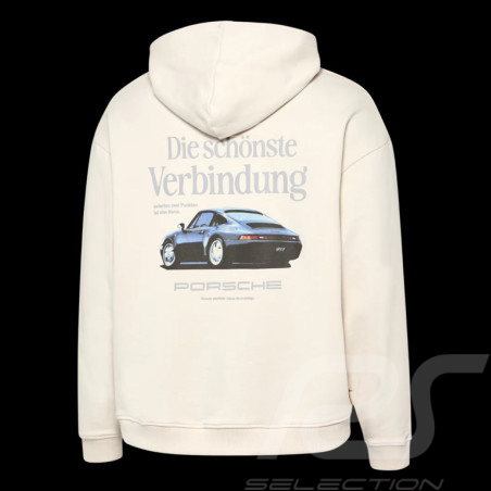 Porsche Sweatshirt Rétro Beige WAP814TFWR - unisex