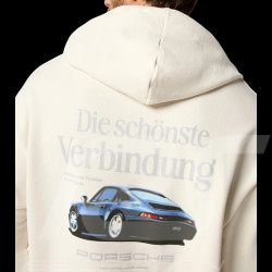 Sweat Porsche Rétro Beige WAP814TFWR - mixte