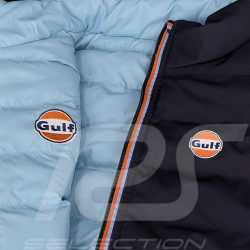 Veste Gulf Matelassée Sans Manches Réversible Bleu Marine Mat / Bleu Ciel GU261KS552-225 - Homme