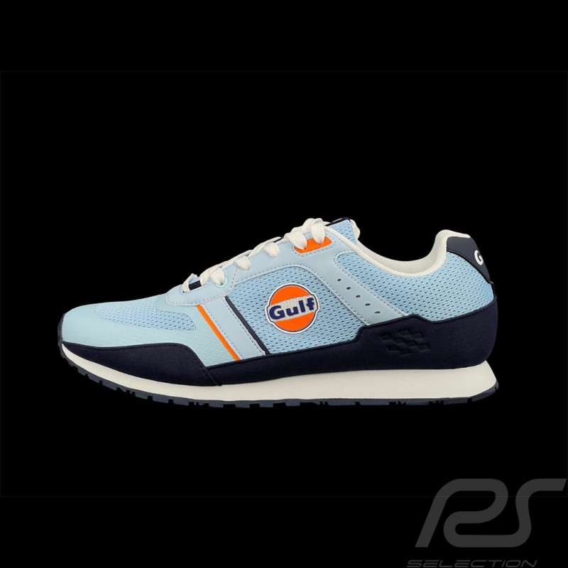 Gulf Schuh Leder und Mesh Hellblau / Marineblau GU261FWM02-125 - Unisex