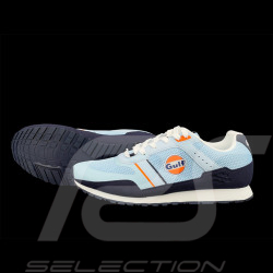 Chaussure Gulf en Cuir et Mailles Bleu Clair / Bleu Marine GU261FWM02-125 - Mixte