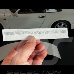 Porsche Stickers Carrera RS Grey / Silver - Set of 2