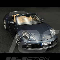 Porsche 911 Carrera S Cabriolet Type 992.2 2025 Yachting Blue Metallic 1/18 Norev 187180