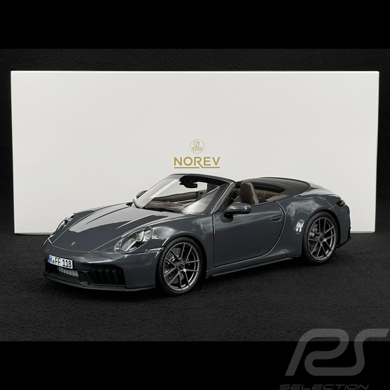 Porsche 911 Carrera GTS Cabriolet Type 992.2 2025 Gris Ardoise Neo 1/18 Norev 187181