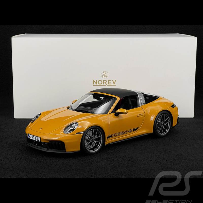 Porsche 911 Targa 4 GTS Type 992.2 2025 Bahama Yellow 1/18 Norev 187190