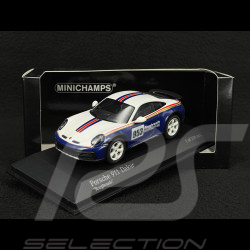 Porsche 911 Dakar Typ 992 n° 953 Roughroads 2022 Enzianblau / Weiß 1/43 Minichamps 410062075