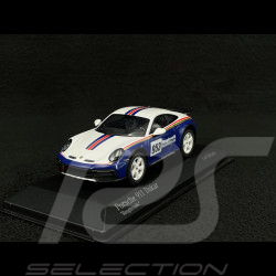 Porsche 911 Dakar Type 992 n° 953 Roughroads 2022 Bleu Gentiane / Blanc 1/43 Minichamps 410062075