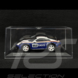 Porsche 911 Dakar Type 992 n° 953 Roughroads 2022 Gentian Blue / White 1/43 Minichamps 410062075