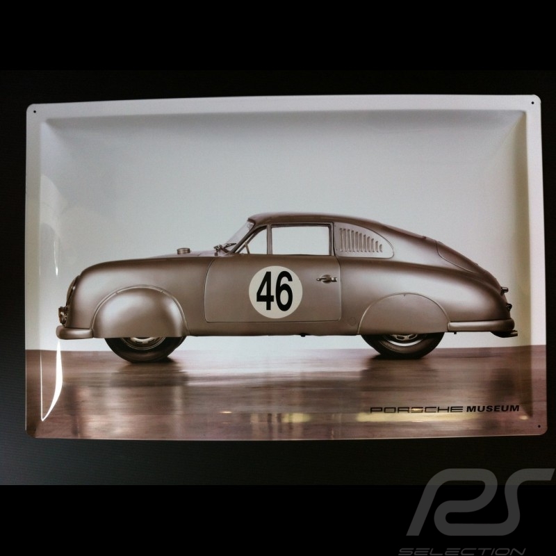 Plaque acier Porsche 356 LM 1951 Plaque acier Porsche 356 LM 1951