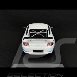 Porsche 911 GT3 RS Type 996 2002 White / Blue Stripes 1/18 Minichamps 155062021