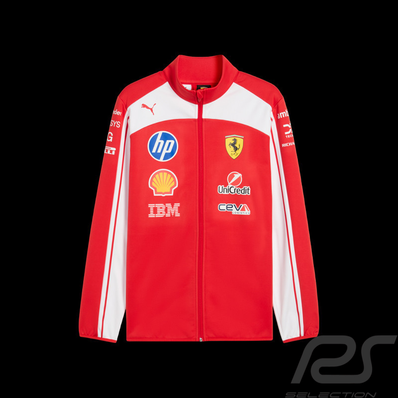 Ferrari Jacke F1 Team Leclerc / Hamilton 2026 Softshell Rot Puma 701238724-001 - unisex