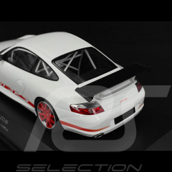 Porsche 911 GT3 RS Type 996 2002 White / Red Stripes 1/18 Minichamps 155062020