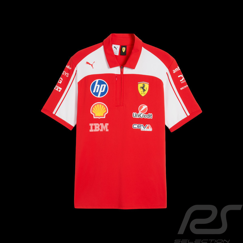 Ferrari Polo-shirt F1 Team Leclerc / Hamilton 2026 Red Puma 701243936-001 - unisex