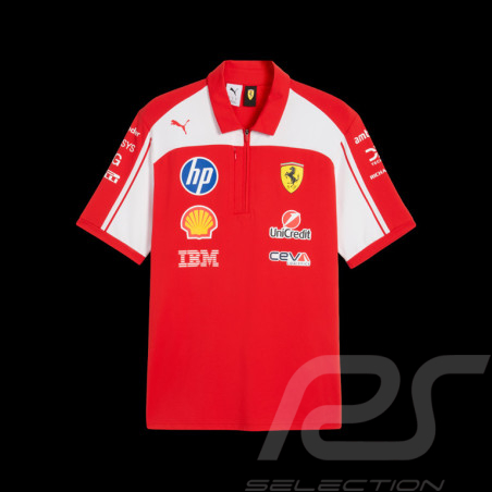 Polo Ferrari F1 Team Leclerc / Hamilton 2026 Rouge Puma 701243936-001 - mixte