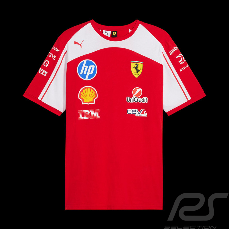 Ferrari T-shirt Official F1 Team Leclerc / Hamilton 2026 Red Puma