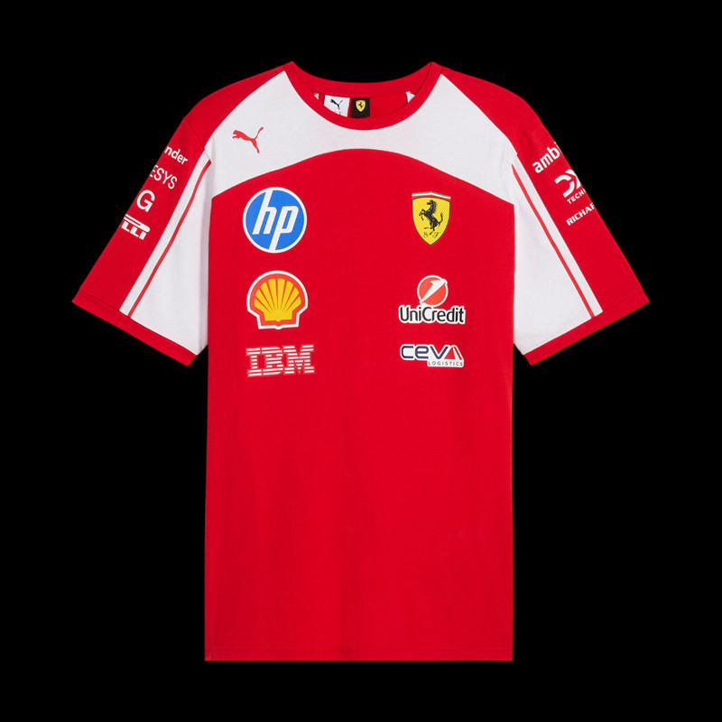 Ferrari T-shirt Official F1 Team Leclerc / Hamilton 2026 Red Puma