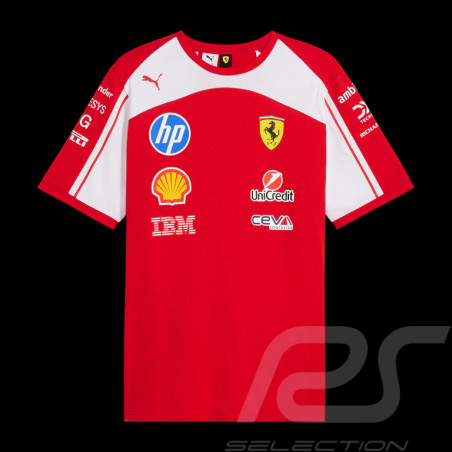 Ferrari T-Shirt F1 Team Leclerc / Hamilton 2026 Rot Puma 701238728-001 - unisex