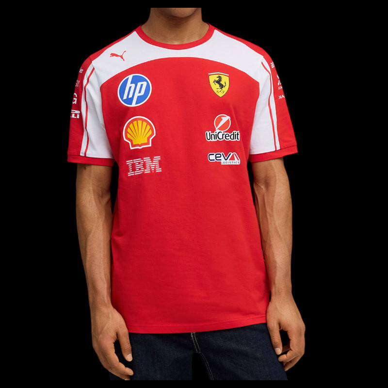 Ferrari T-shirt Official F1 Team Leclerc / Hamilton 2026 Red Puma