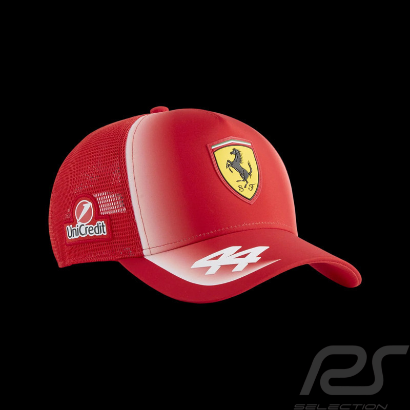 Ferrari Cap F1 Team n° 44 Lewis Hamilton 2026 Trucker Rot Puma 701241495-001 - unisex