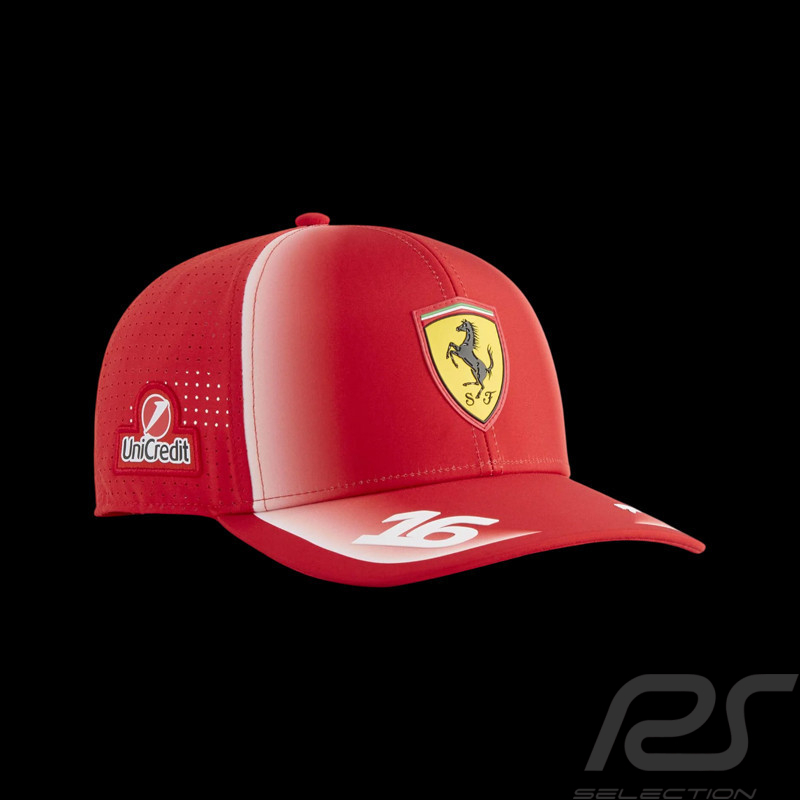 Ferrari Cap F1 Team n° 16 Charles Leclerc 2026 Rot Puma 701239022-001 - unisex