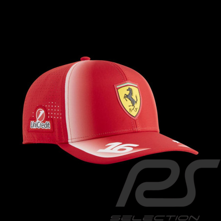 Casquette Ferrari F1 Team n° 16 Charles Leclerc 2026 Rouge Puma 701239022-001 - mixte