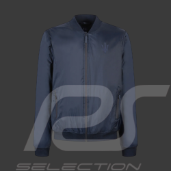 Maserati Bomberjacke mit Dreizack-Logo Hergestellt in Italien Marineblau - Unisex