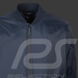 Maserati Jacket Bomber with Trident Logo Made in Italy Navy Blue - Unisex