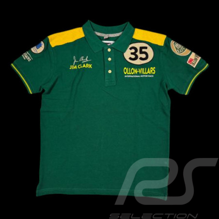 Jim Clark Polo Shirt Ollon-Villars 1965 Racing Green - Men
