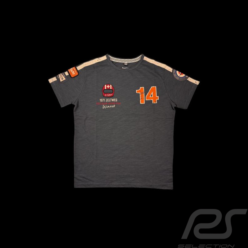Jo Siffert T-Shirt n° 14 Austrian GP 1971 Carbon Grey - Men