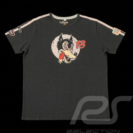 T-Shirt Speed Wolf n° 13 Noir Carbone - Homme