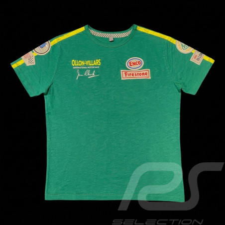 Jim Clark T-Shirt Ollon-Villars 1965 Grün Rennen - Herren