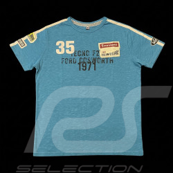 François Cevert T-Shirt n° 35 Ollons-Villars 1971 Blau - Herren