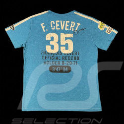 François Cevert T-Shirt n° 35 Ollons-Villars 1971 Blau - Herren