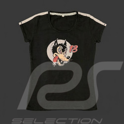 Speed ​​Wolf T-Shirt n° 13 Carbonschwarz - Damen