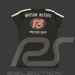 Speed ​​Wolf T-Shirt n° 13 Carbonschwarz - Damen