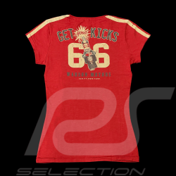 Get Kicks 66 T-Shirt Rot - Damen