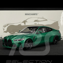 BMW M4 2024 Vert Métallisé 1/18 Minichamps 110020142