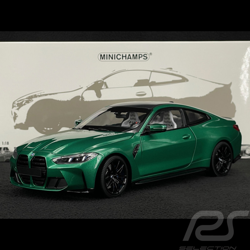 BMW M4 2024 Vert Métallisé 1/18 Minichamps 110020142
